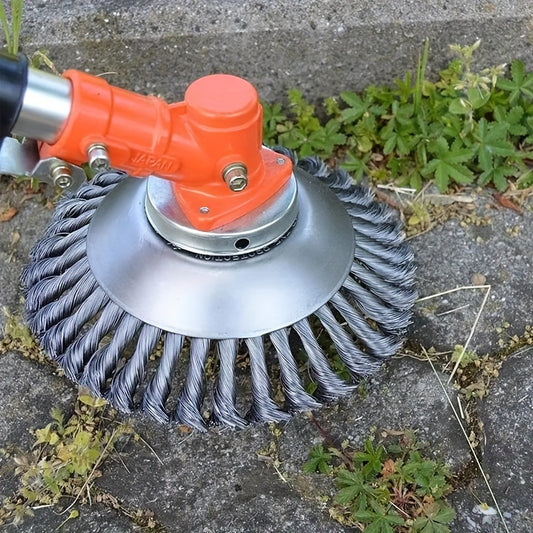 Wire Wheel Weeding Brush Gear for Garden Lawn Mower