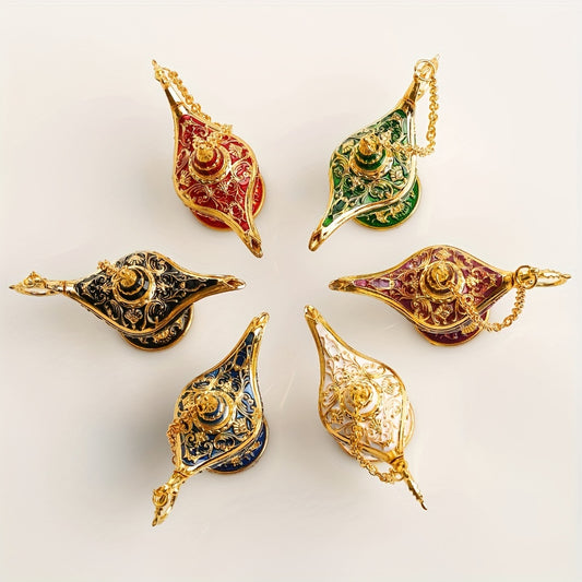 Vintage Aladdin God Light Ornament - Classical Style with Wishing Light Pattern, Decorative Craft